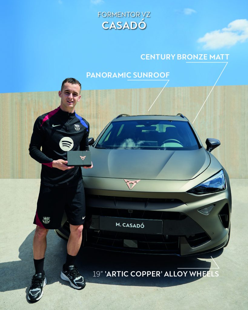 Τα νέα τους Cupra παρέλαβαν οι παίχτες της FC Barcelona