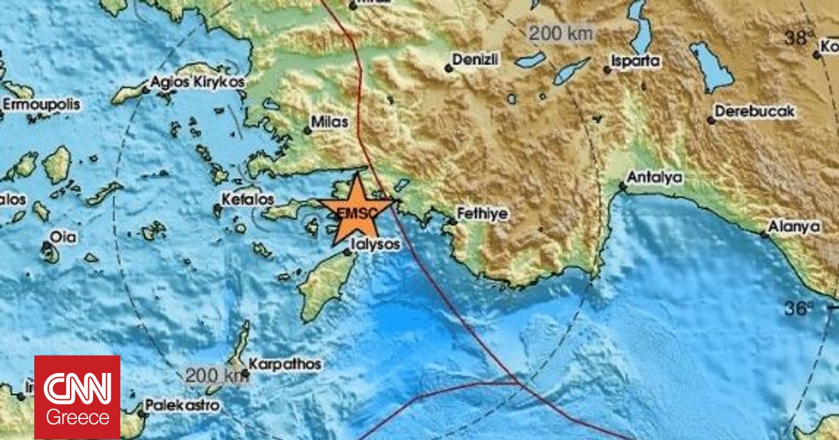 Σεισμός ανοιχτά της Ρόδου: Μία νεκρή και δεκάδες τραυματίες στη νοτιοδυτική Τουρκία