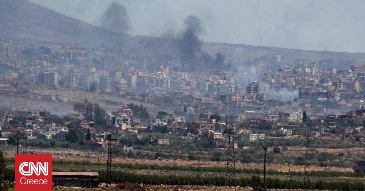 Συρία: Το Ισραήλ εξαπολύει σειρά πληγμάτων σε πρώην στρατώνες νοτιοδυτικά της Δαμασκού