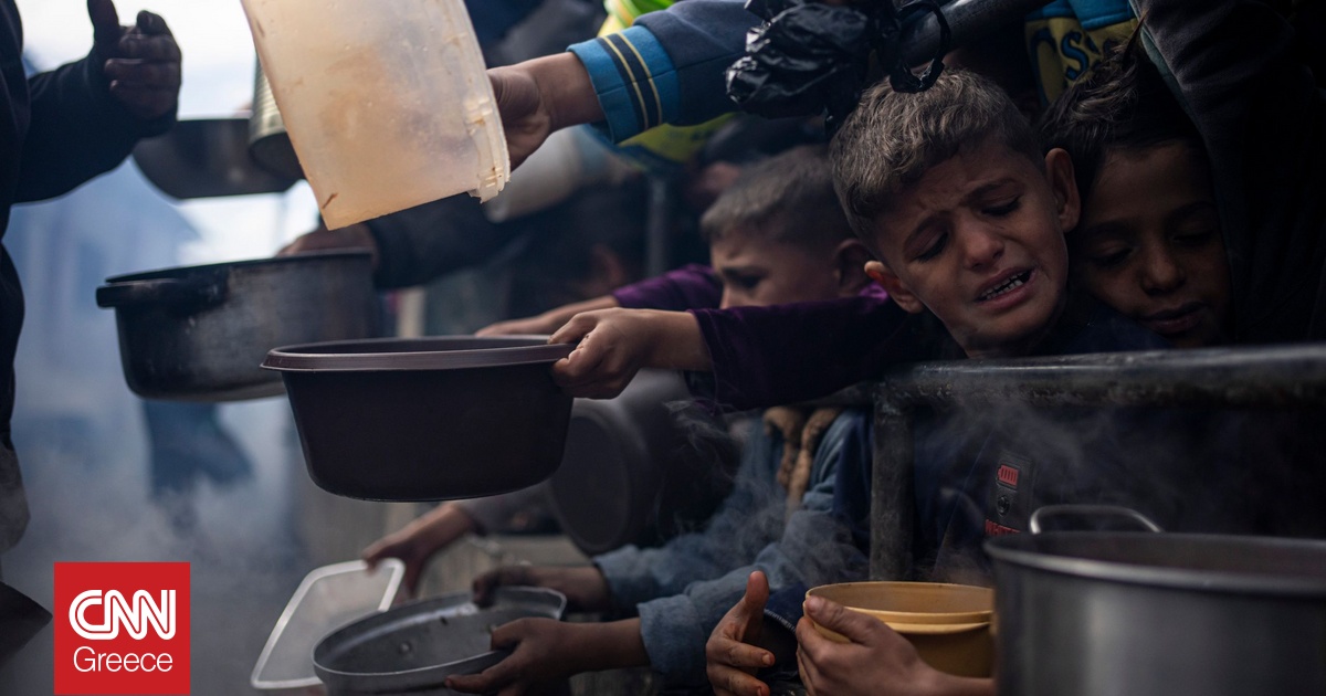 ΟΗΕ: Τα υποσιτισμένα παιδιά στη Γάζα τριπλασιάστηκαν σε 5 μήνες – «Είναι ανθρωπογενής λιμοκτονία»