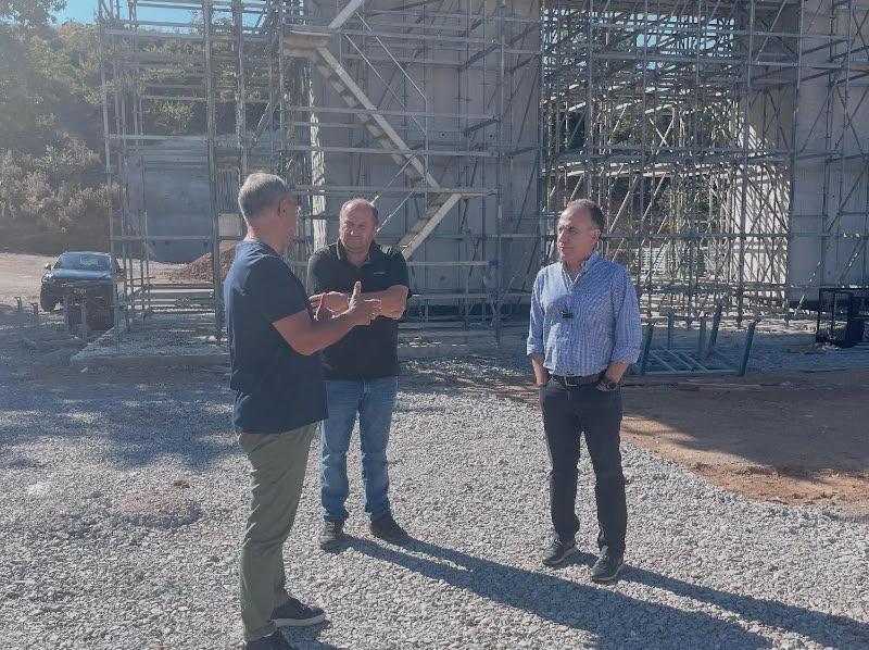 Επίσκεψη Χρήστου Σταϊκούρα στο οδικό έργο Μπράλος – Άμφισσα.