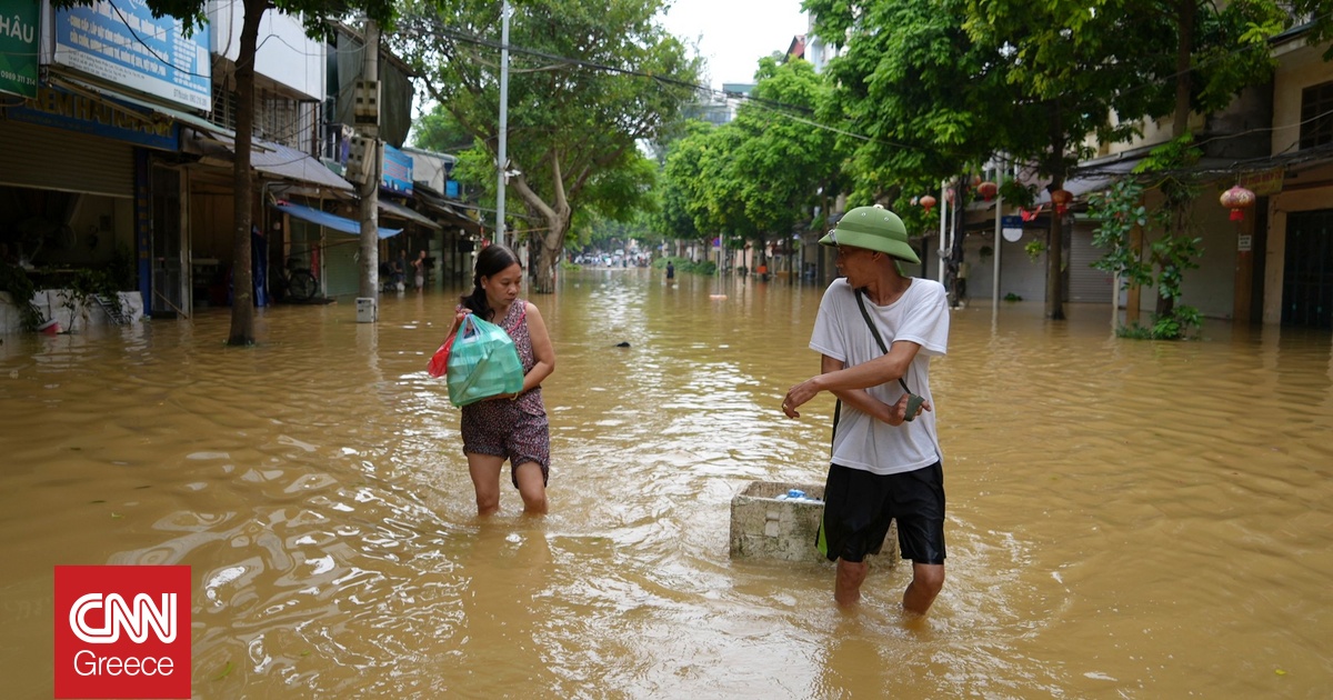 Το Βιετνάμ στο «μάτι» του τυφώνα Κατζίκι – Άρον άρον 325.000 κάτοικοι αφήνουν τα σπίτια τους
