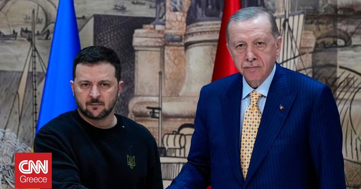 Ερντογάν σε Ζελένσκι: Η Τουρκία θα συνεχίσει να συμβάλλει στην ασφάλεια της Ουκρανίας