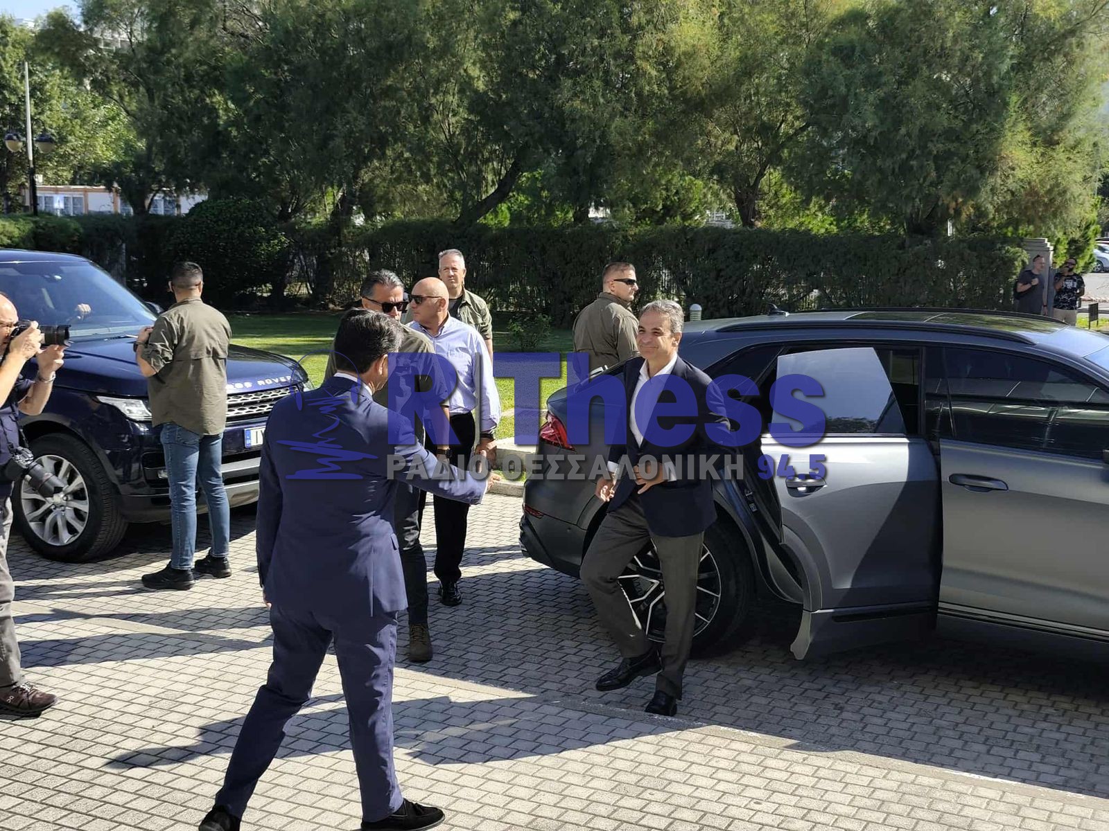 Άφιξη Μητσοτάκη στη Θεσσαλονίκη (VIDEO & PHOTO)