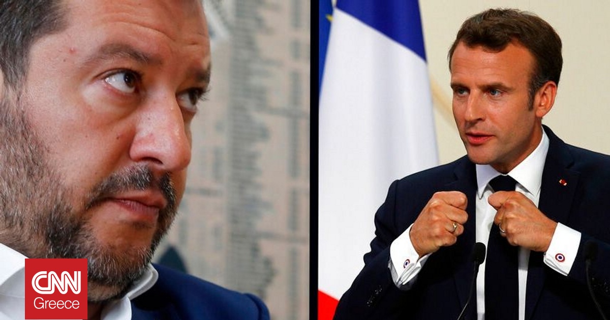 Διπλωματική ένταση Ιταλίας-Γαλλίας για τις δηλώσεις Σαλβίνι κατά Μακρόν – Κλήθηκε η Ιταλίδα πρέσβης
