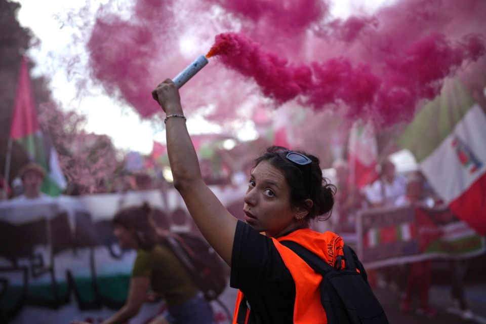 Ιταλία: Χιλιάδες διαδήλωσαν κατά του πολέμου στην Γάζα στο Φεστιβάλ Κινηματογράφου της Βενετίας