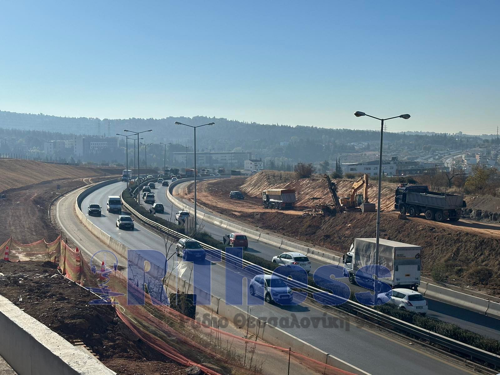 Περιφερειακός Θεσσαλονίκης: Καραμπόλα τριών ΙΧ