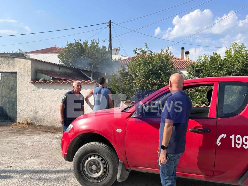Λέσβος: Φωτιά σε αποθήκη στη Σκάλα Καλλονής