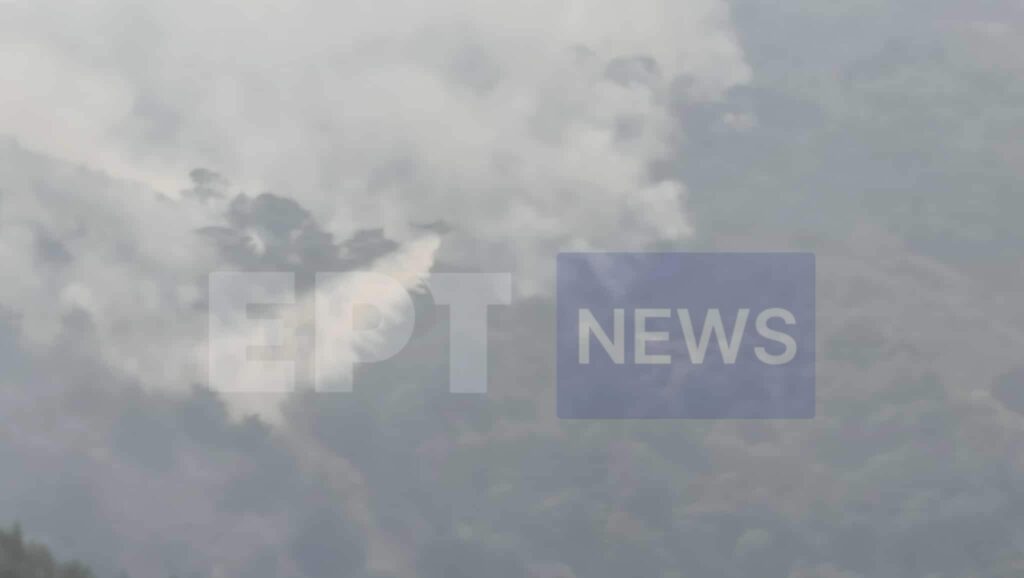 Φωτιά τώρα — Χίος: Συνεχίζεται η επιχείρηση πυρόσβεσης βόρεια της Σπαρτούντας – Μάχη με τις αναζωπυρώσεις