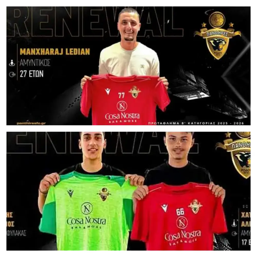 Πάνθηρες Ρόδου: Παρέμεινε ο Μαντζαράι, στην πρώτη ομάδα Ζουρίδης και Χατζαλάρι