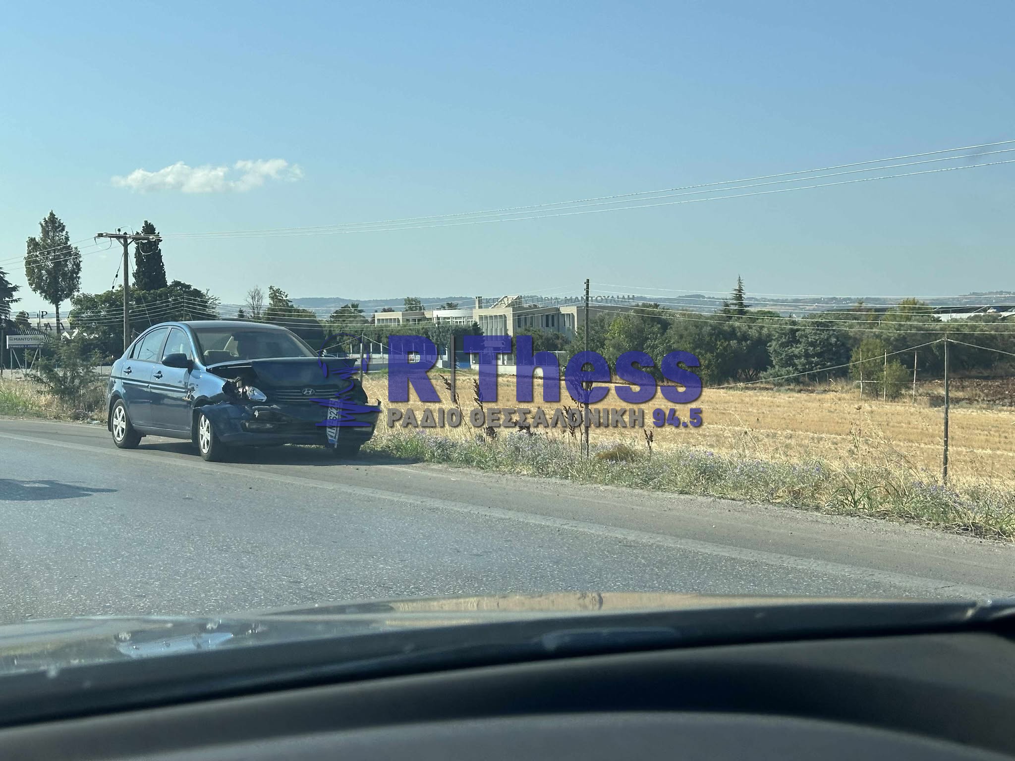 Θεσσαλονίκη: Τροχαίο στη Μουδανιών (PHOTO)