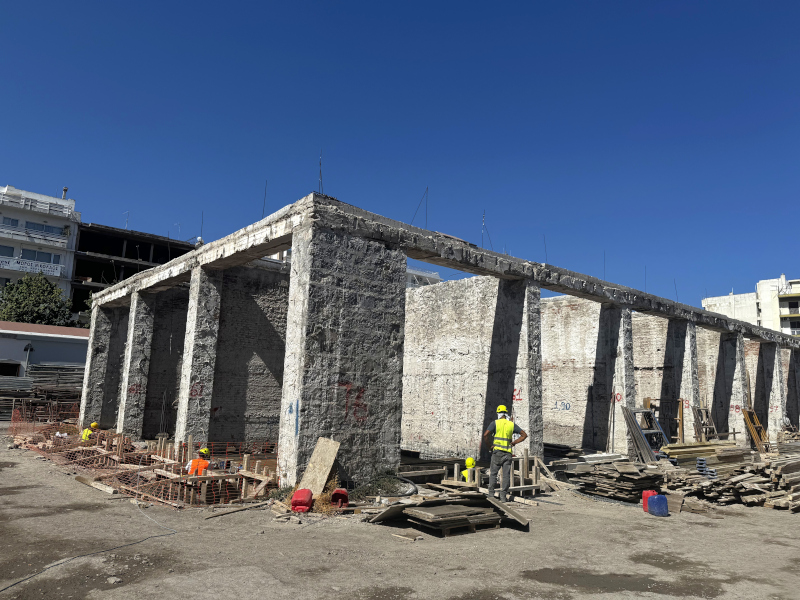 Σε πλήρη εξέλιξη το έργο της Δημοτικής Αγοράς Χαλκίδας