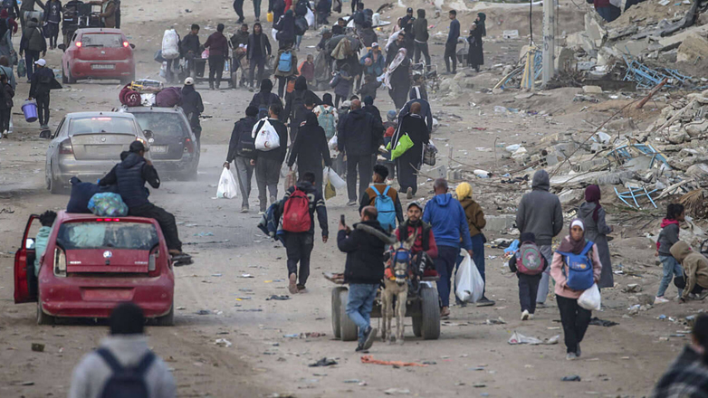 Περίπου 450.000 Παλαιστίνιοι εγκατέλειψαν την πόλη της Γάζας από τα τέλη του περασμένου μήνα