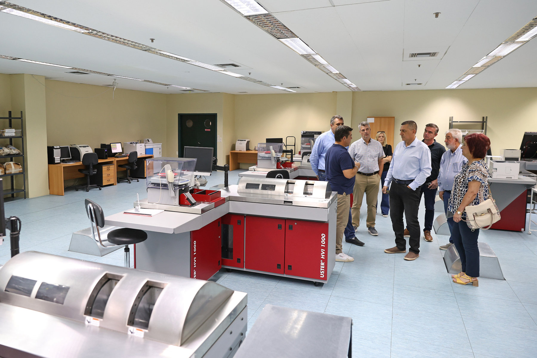 Επίσκεψη Κουρέτα στο Εθνικό Κέντρο Ταξινόμησης Βάμβακος στην Καρδίτσα (φωτο)