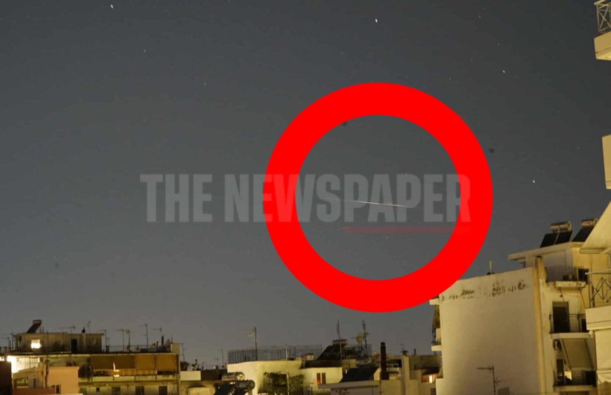 Νυχτερινό μυστήριο με άγνωστο αντικείμενο στον ουρανό του Βόλου (φωτο)