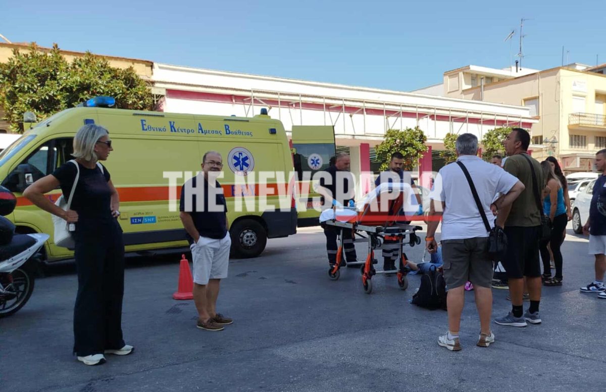 Σοβαρό τροχαίο στο κέντρο του Βόλου με δυο μηχανάκια