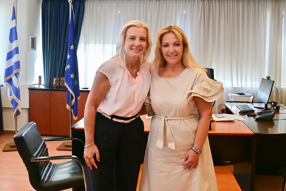 Συνάντηση της Γ.Γ. Αποκεντρωμένης Διοίκησης Θεσσαλίας – Στερεάς Ελλάδας με την Πρόεδρο του ΤΕΕ Μαγνησίας