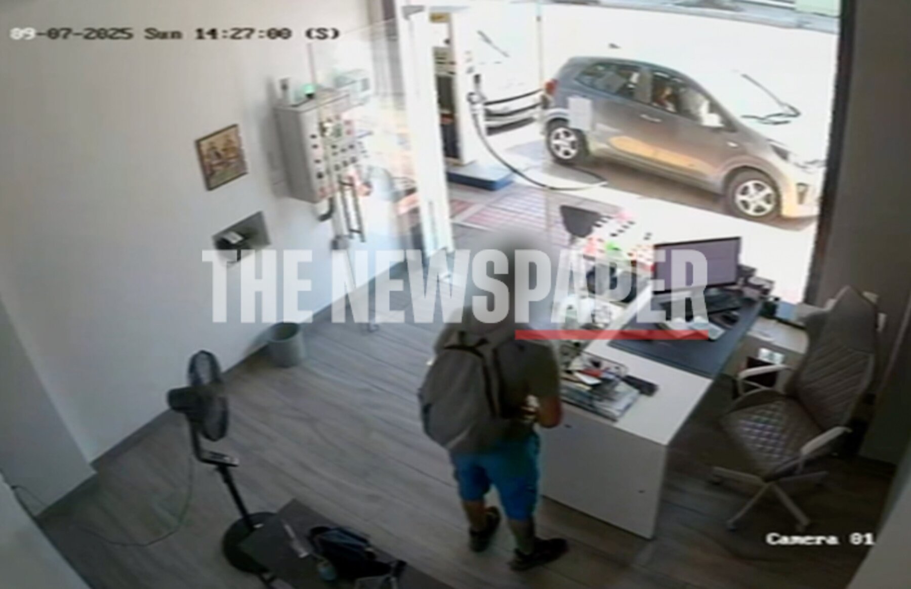 Θρασύς κλέφτης βάζει βενζίνη και φεύγει με το… ταμείο (βίντεο) – ONLARISSA.GR Νέα Ειδήσεις Λάρισα