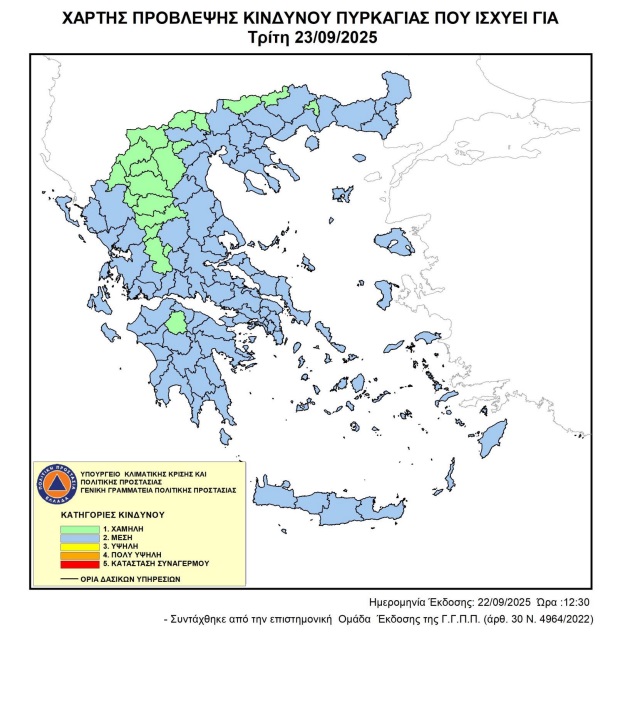 Στους 31 βαθμούς αύριο ο υδράργυρος στη Θεσσαλία