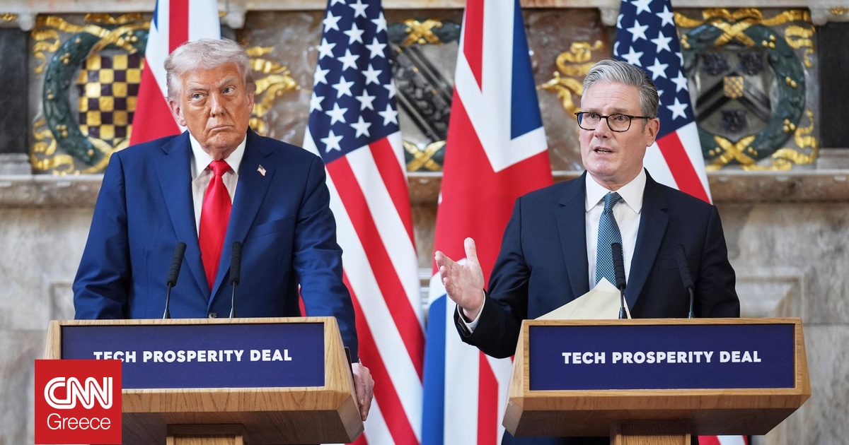 Στάρμερ: Ηνωμένο Βασίλειο και ΗΠΑ ανανέωσαν την ειδική τους σχέση – Τραμπ: Ενώνουμε τις δυνάμεις μας