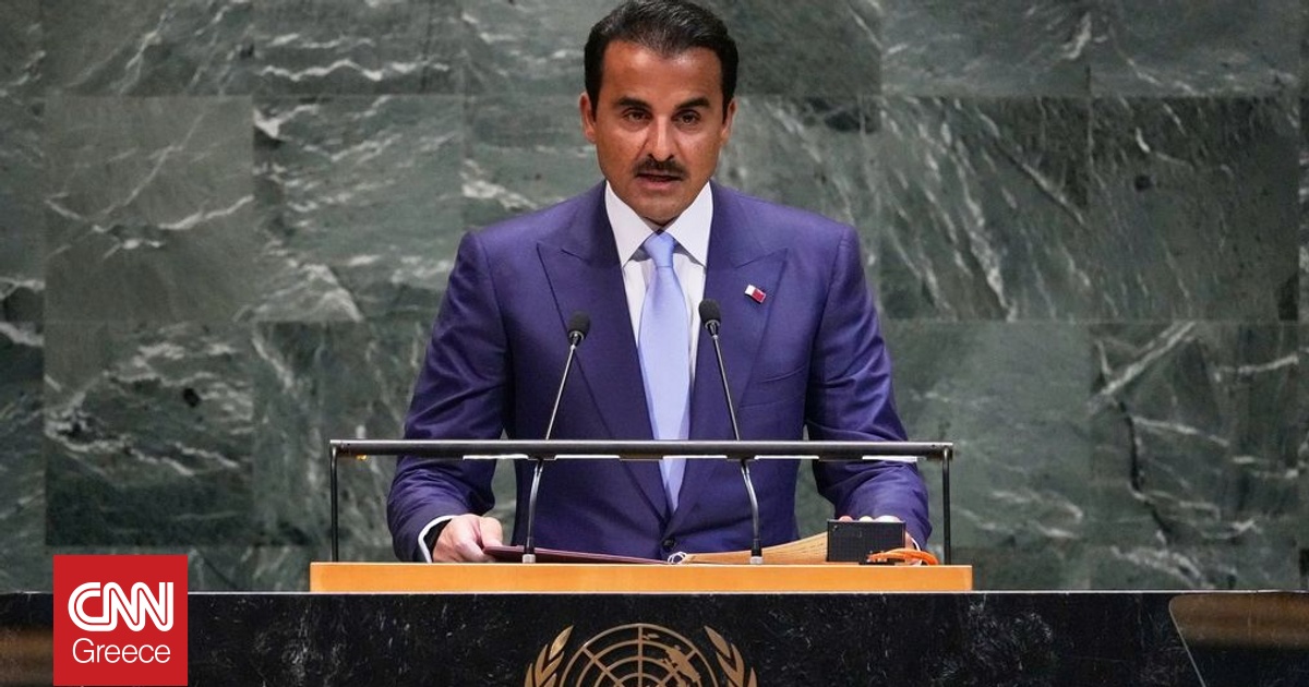 Εμίρης του Κατάρ στον ΟΗΕ: «Υπουλη επίθεση» του Ισραήλ στην Ντόχα