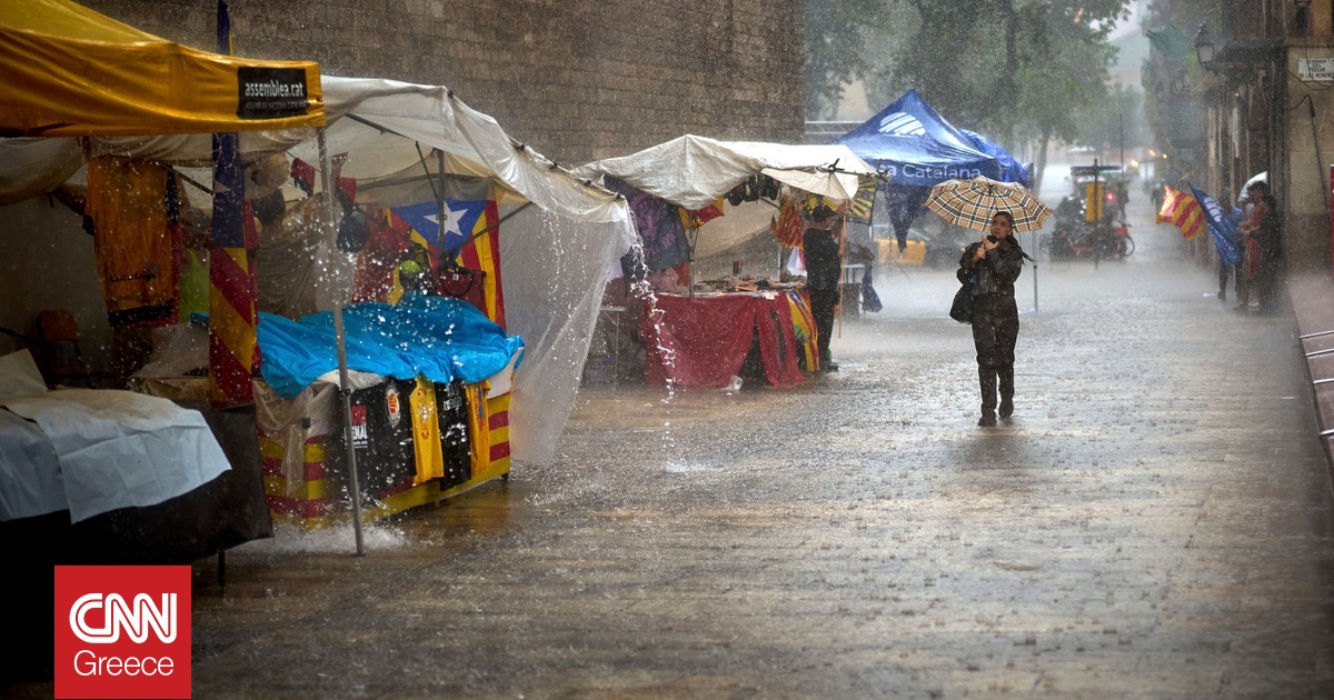 Ένας νεκρός από τις καταρρακτώδεις βροχές στην Ισπανία – Αναζητούνται δύο άτομα