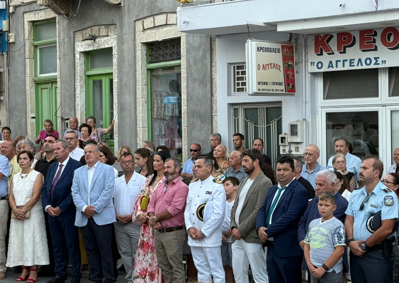 Στον εορτασμό της Πολιούχου Λίμνης  χθες ο Θανάσης Ζεμπίλης.