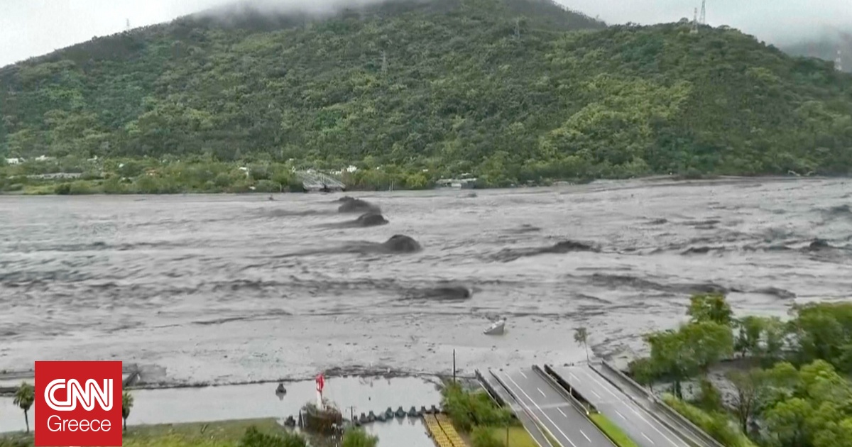 Ταϊβάν: Τουλάχιστον 14 νεκροί και δεκάδες αγνοούμενοι από τον τυφώνα Ραγκάσα