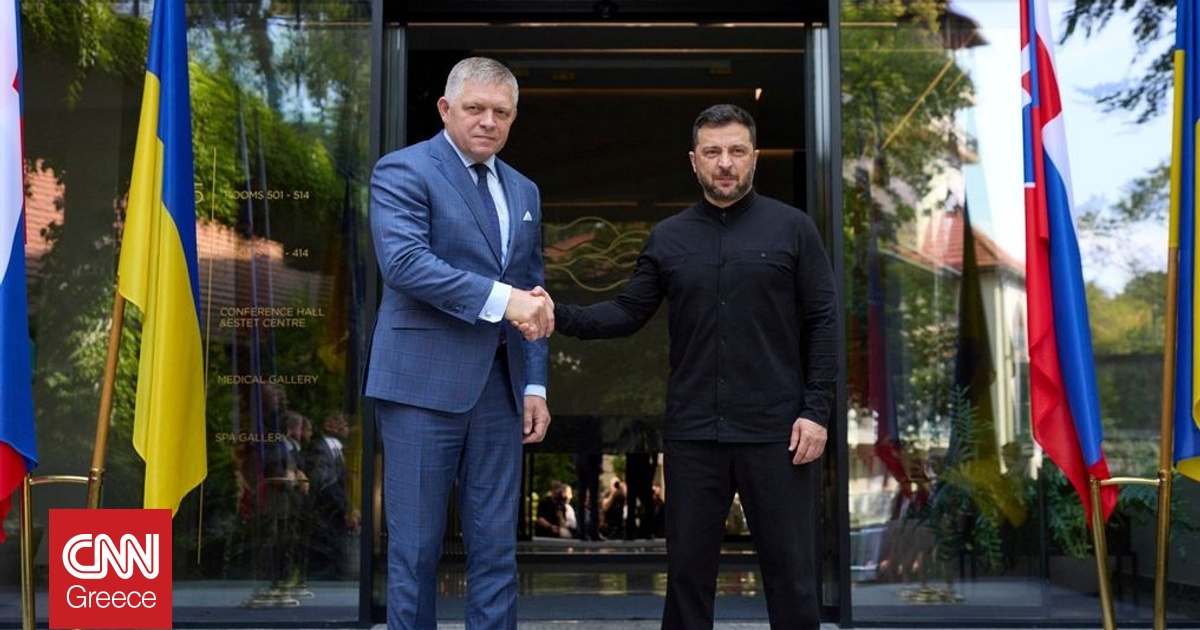 Τετ α τετ Ζελένσκι με τον Σλοβάκο πρωθυπουργό – Στο επίκεντρο ο πόλεμος και τα ενεργειακά