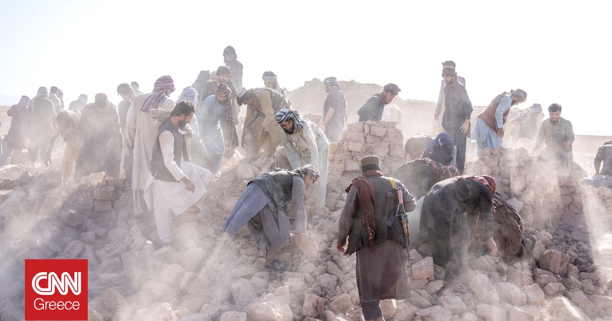 Νέος ισχυρός σεισμός 6,2 Ρίχτερ στο Αφγανιστάν