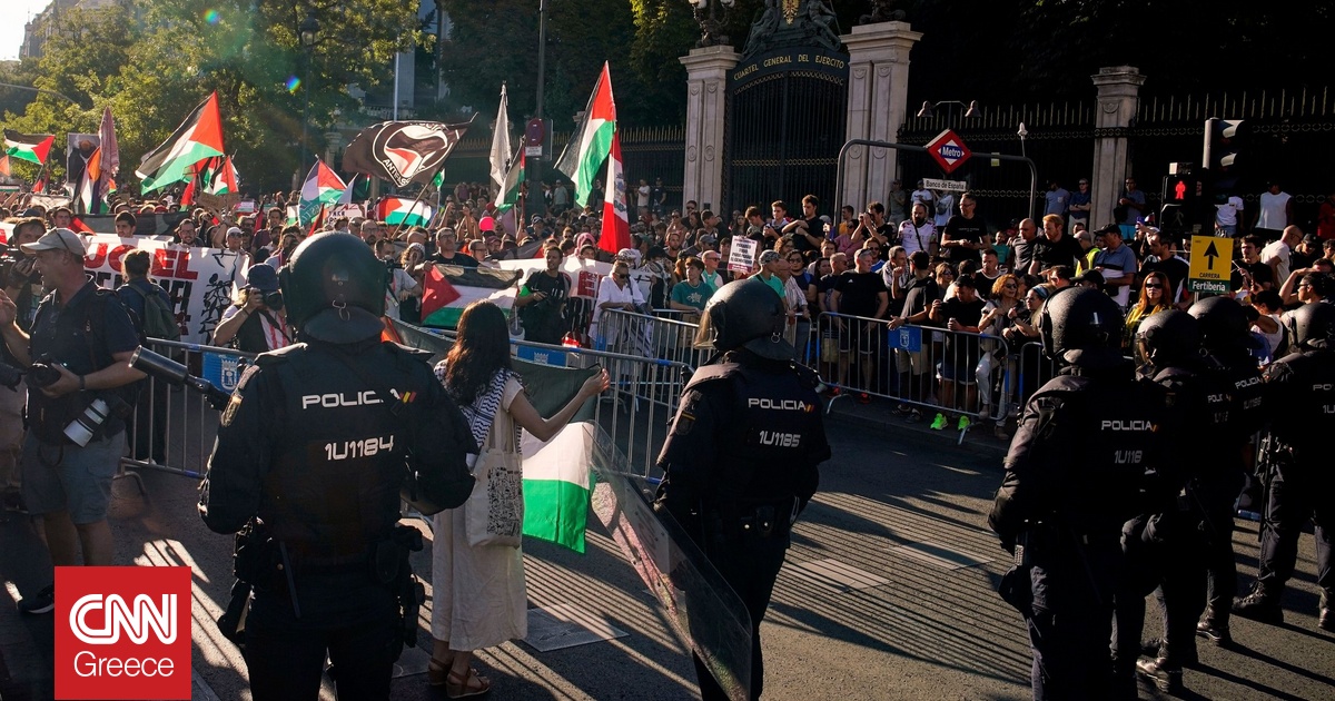 Γύρος Ισπανίας: Διεκόπη o αγώνας λόγω διαδηλώσεων υπέρ των Παλαιστινίων
