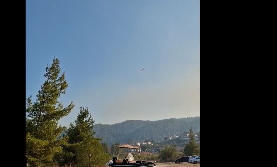 112 για την φωτιά στην Χαλκιδική