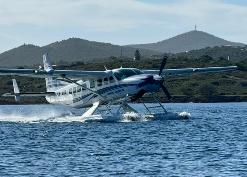 Δοκιμαστική πτήση της Hellenic Seaplanes στην Ερατεινή