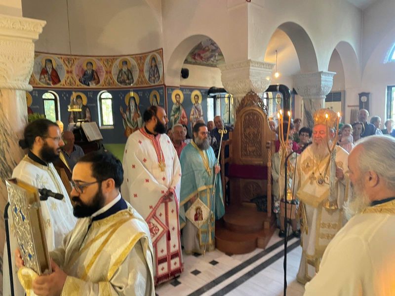 Εόρτασε η Ιερά Μονή Παναγίας Μυρτιδιωτίσσης στον Πάλιουρα Εύβοιας