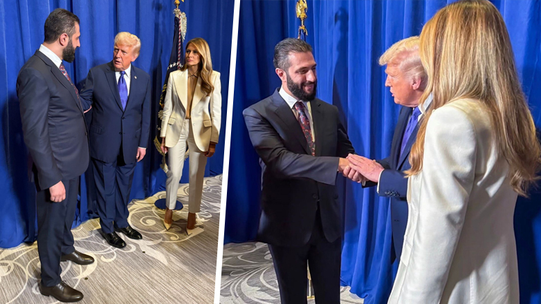 Συνάντηση του Ντόναλντ Τραμπ με τον Σύρο Πρόεδρο Αλ Σάρα στη Νέα Υόρκη