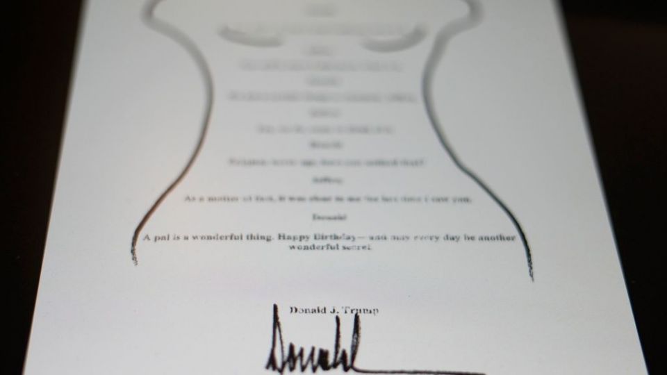 Υπόθεση Έπσταϊν: Στο μικροσκόπιο του Λευκού Οίκου το επίμαχο γράμμα-Ζητά εξέταση γραφικού χαρακτήρα