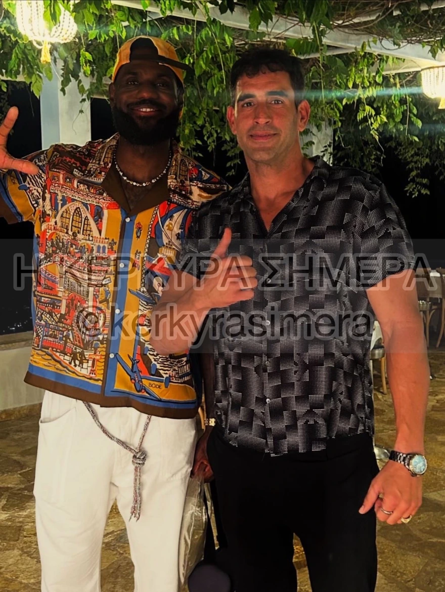 Διακοπές στην Κέρκυρα για τον Λεμπρόν Τζέιμς (VIDEO-PHOTO)