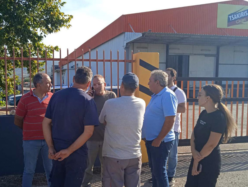 Νεκρός εργάτης στο εργοστάσιο «Τσακίρης» στην Αταλάντη