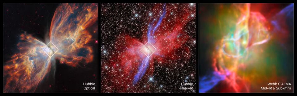 Ανακάλυψη στο Νεφέλωμα Πεταλούδα δείχνει πώς ακριβώς θα πεθάνει ο Ήλιος μας