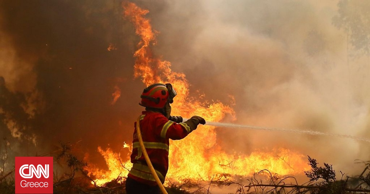 Πυρκαγιές και άνεμοι με ένταση 40 χλμ. «δοκιμάζουν» την Πορτογαλία – 700 πυροσβέστες στα «μέτωπα»