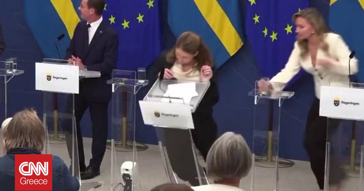 Σουηδία: Kατέρρευσε on air στην πρώτη της συνέντευξη Τύπου η υπουργός Υγείας