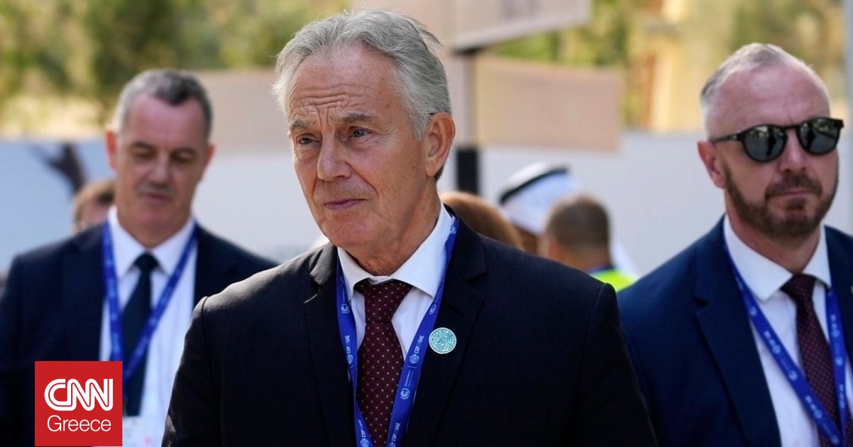 Financial Times: Ο Τόνι Μπλερ ενδέχεται να αναλάβει ρόλο στη διακυβέρνηση της μεταπολεμικής Γάζας