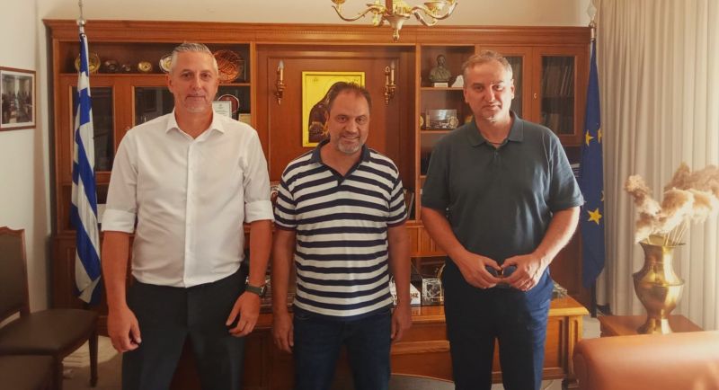 Συνάντηση του Υπευθύνου Έργου του Μηχανισμού Στήριξης Επιχειρήσεων με τον Πρόεδρο του Επιμελητηρίου Κοζάνης