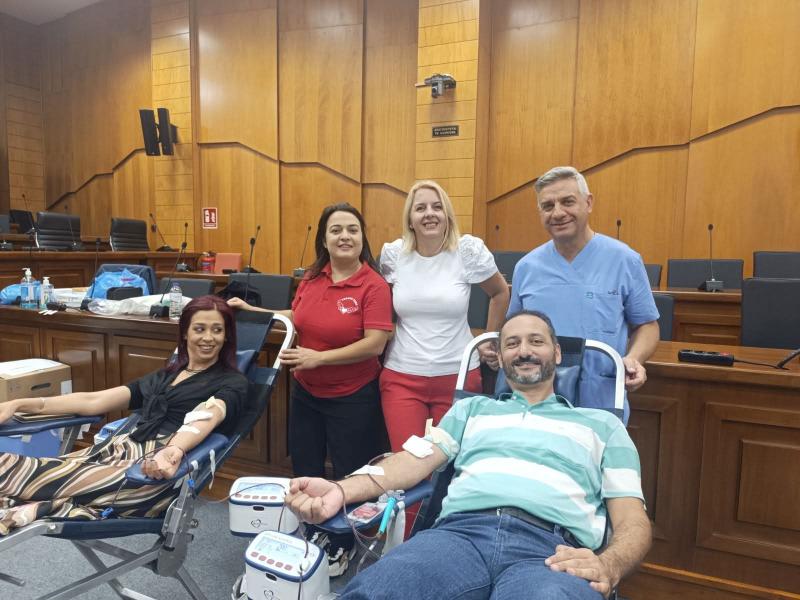 Εθελοντική αιμοδοσία στο Διοικητήριο της Π.Ε. Κοζάνης με τη συμμετοχή υπαλλήλων και πολιτών – Δείτε φωτογραφίες