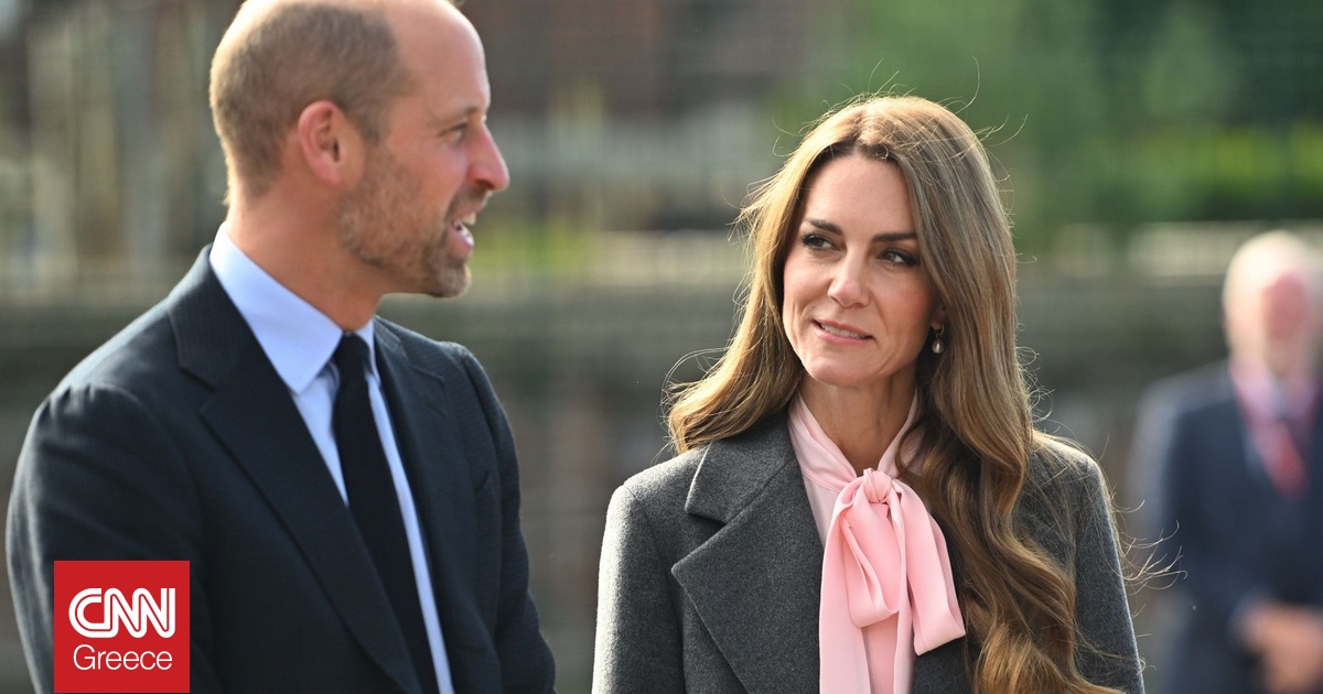 Ουίλιαμ και Κέιτ στο Σάουθπορτ όπου δολοφονήθηκαν τρία κορίτσια το 2024