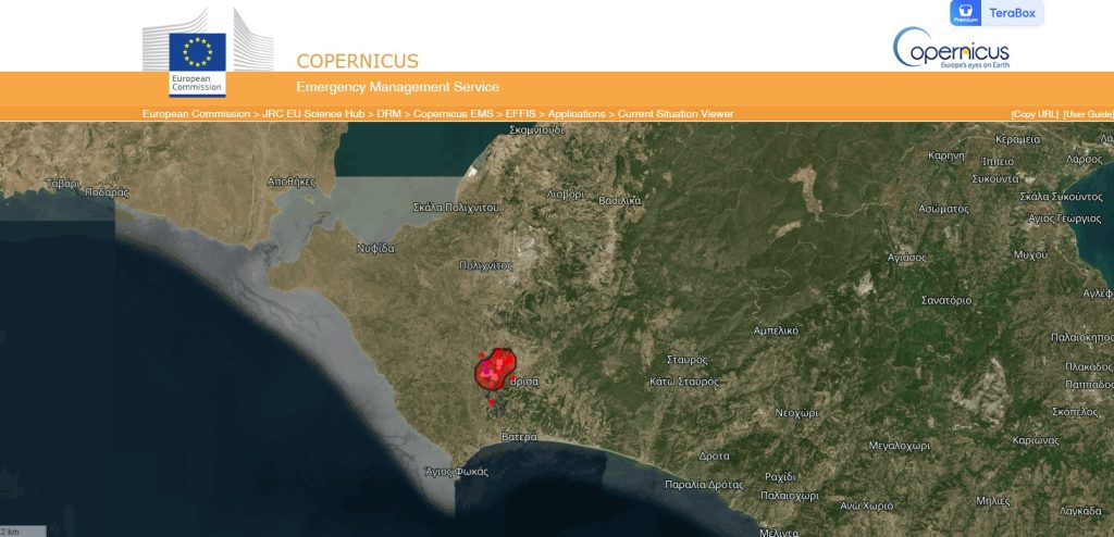 Λέσβος: Στάχτη 1800 στρέμματα γης από τη φωτιά στη Βρίσα – Ξεκινά η καταγραφή ζημιών από τον ΕΛΓΑ