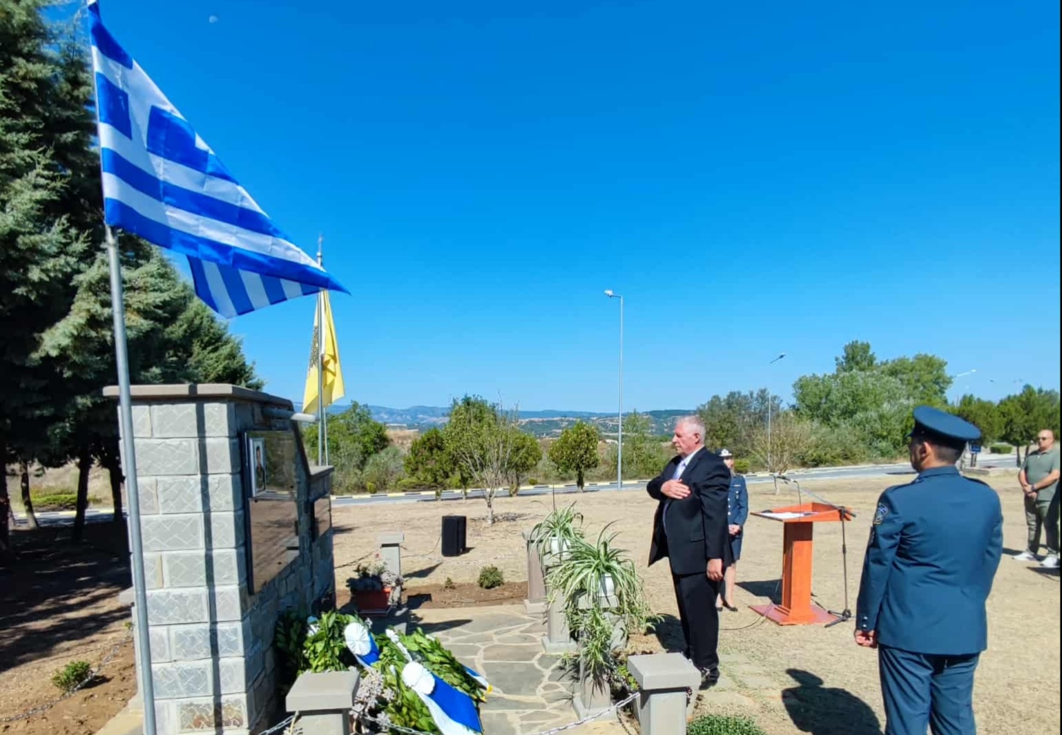Τρισάγιο στη μνήμη του Ανθυπαστυνόμου Ευσταθίου Λαζαρίδη στο Τσοτύλι Κοζάνης