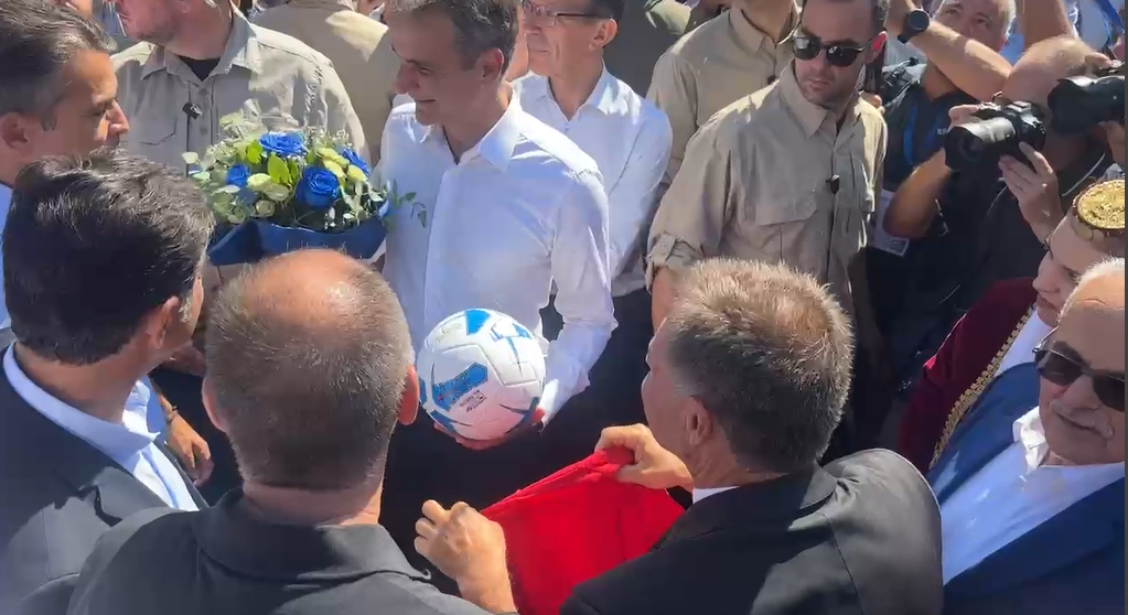 Επίσκεψη του Κυριάκου Μητσοτάκη στα περίπτερα της 89ης ΔΕΘ (VIDEO & PHOTO)