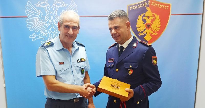 Συνάντηση του Γενικού Περιφερειακού Αστυνομικού Διευθυντή Δυτικής Μακεδονίας, με ομόλογους υπηρεσιακούς παράγοντες της Αλβανικής Αστυνομίας στην Κορυτσά