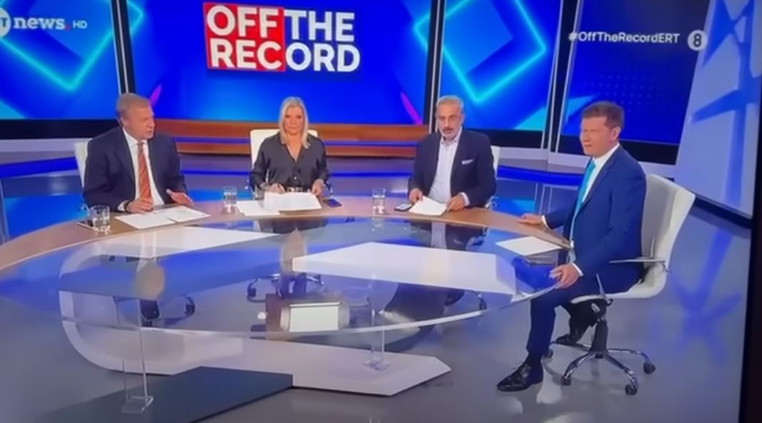 Σεισμός Εύβοια: Ταρακούνησε τους δημοσιογράφους της ΕΡΤ (VIDEO)